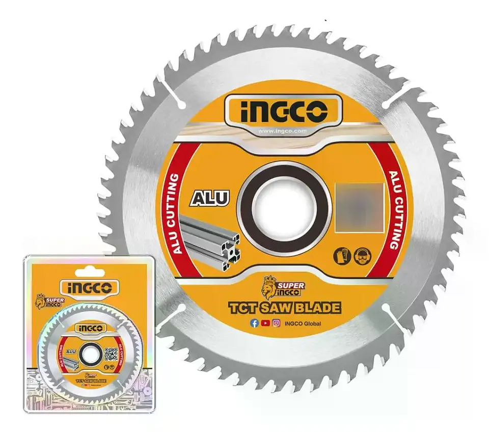 Disco De Sierra Circular Para Aluminio 210mm-8.1/4 Ingco Amarillo 2
