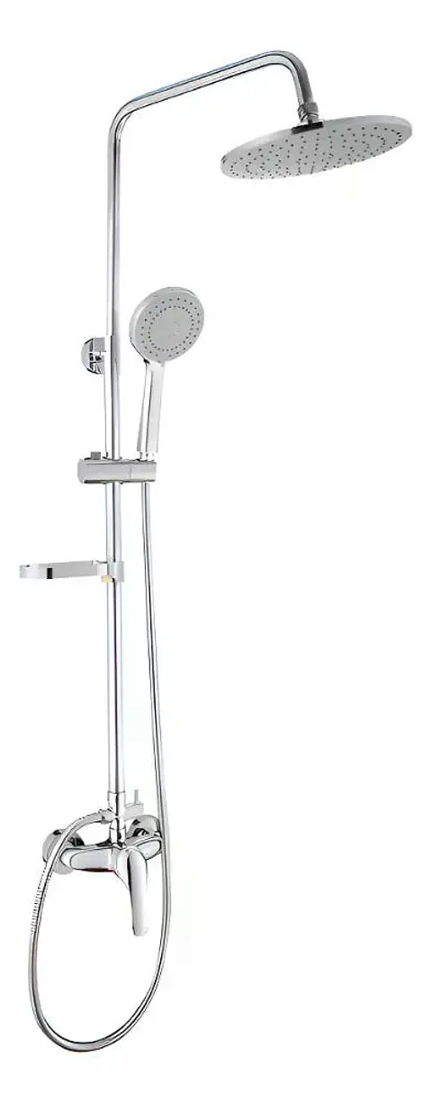 Columna Ducha Circular Con Monomando Ducha