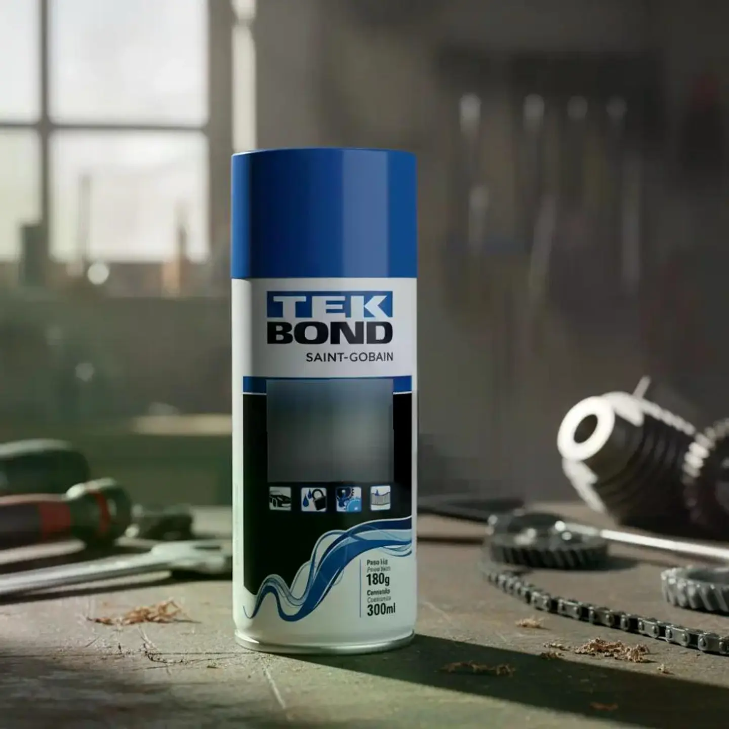 Desengripante Multiuso Lubricante Spray 300 Ml Tekbond Antic 2