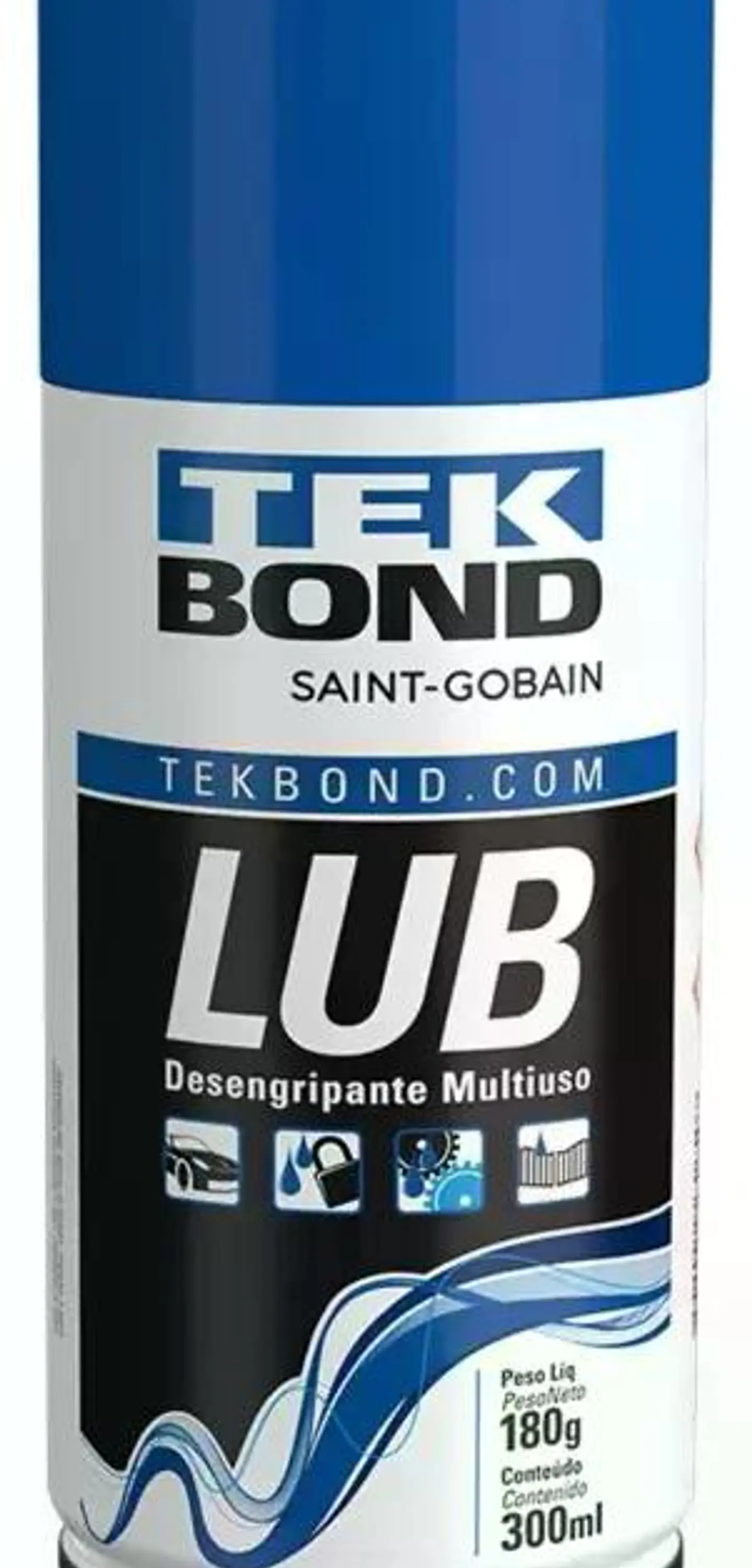 Desengripante Multiuso Lubricante Spray 300 Ml Tekbond Antic 3