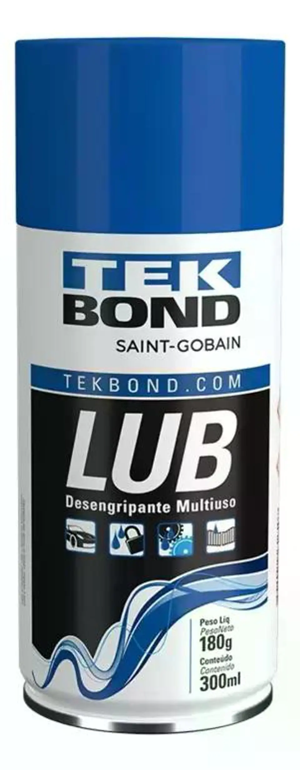 Desengripante Multiuso Lubricante Spray 300 Ml Tekbond Antic 3