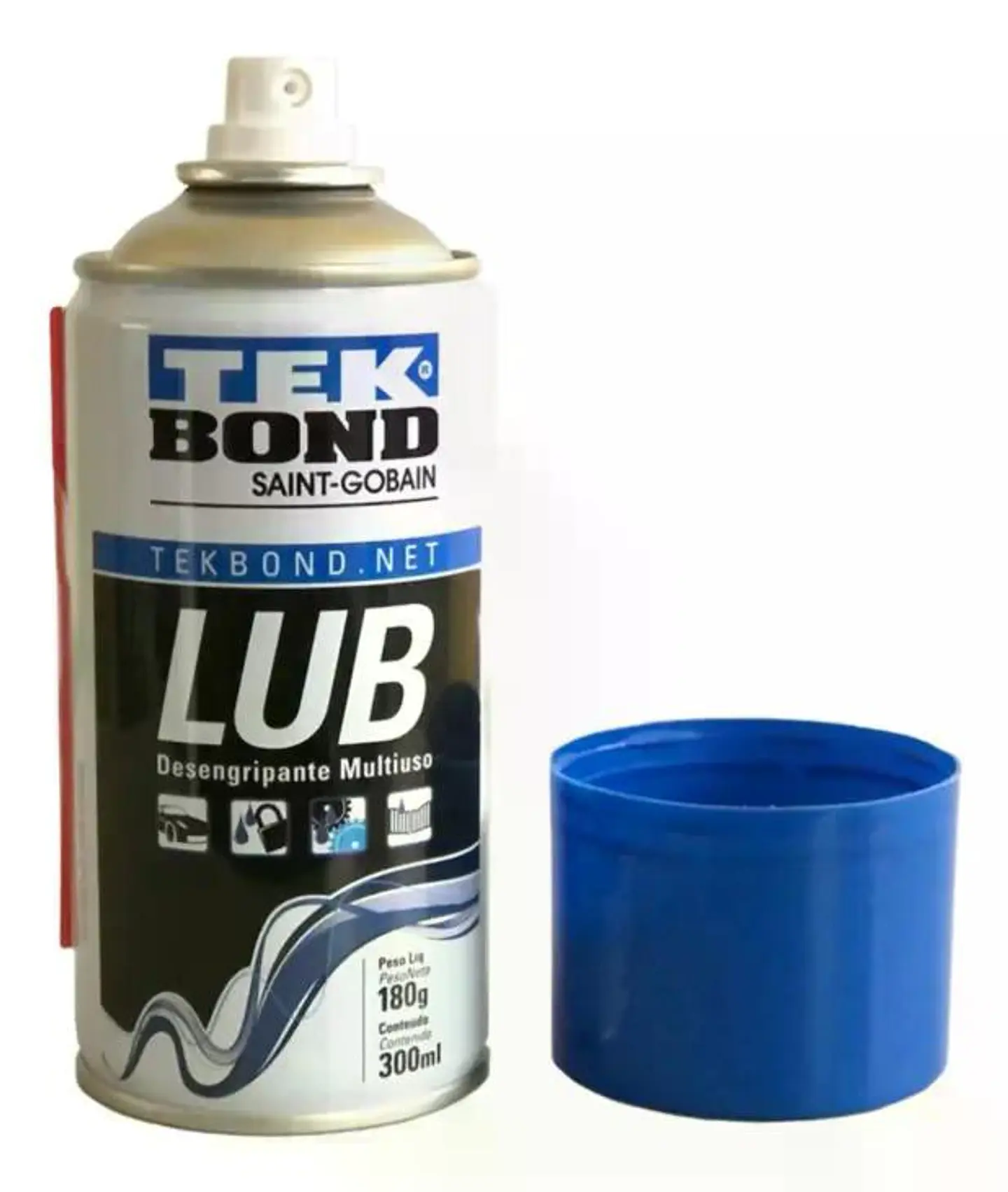 Desengripante Multiuso Lubricante Spray 300 Ml Tekbond Antic 4