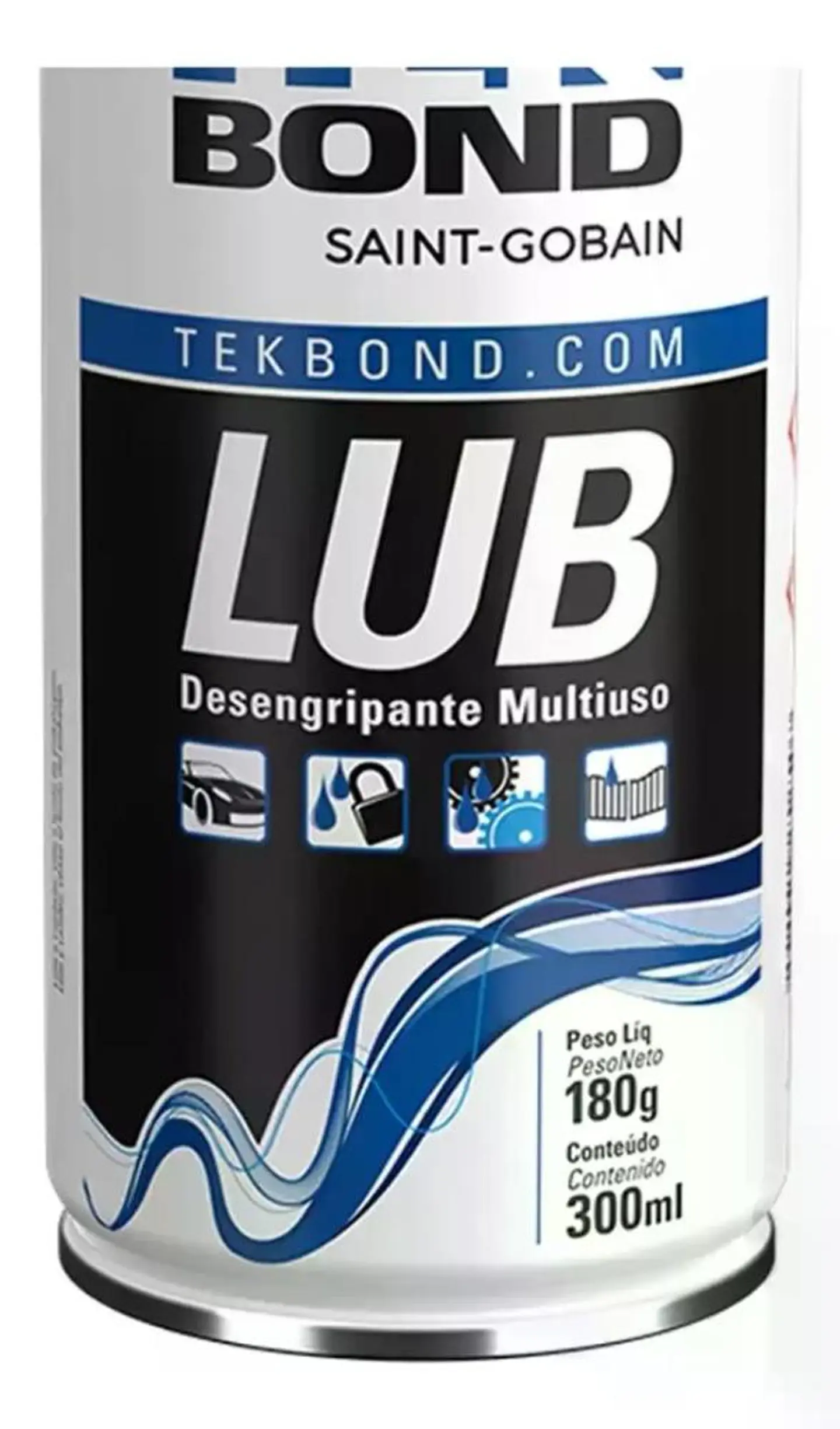 Desengripante Multiuso Lubricante Spray 300 Ml Tekbond Antic 6