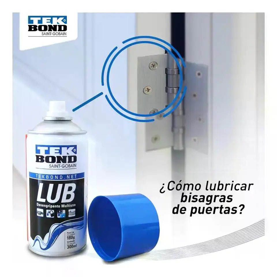 Desengripante Multiuso Lubricante Spray 300 Ml Tekbond Antic 9