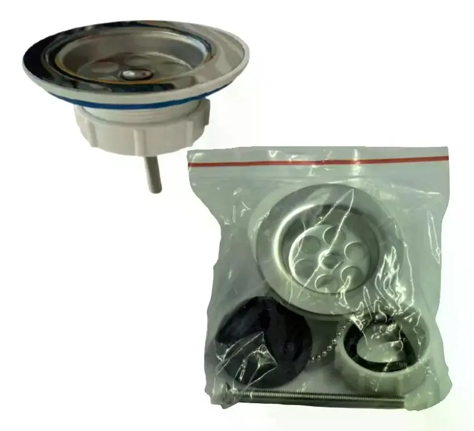 Desague Lavatorio 1.1/4 Pulgadas Plastico Taumm Blanco Blanco 4