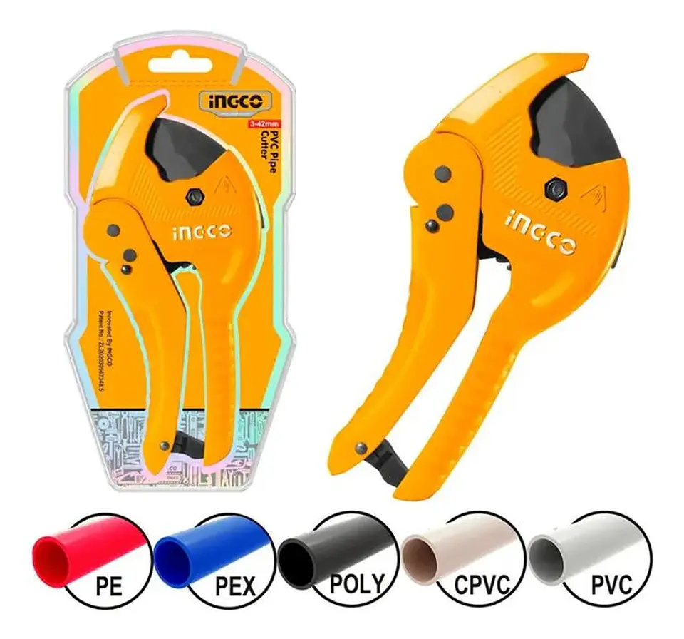 Cortador De Tubos Pvc Plastico 3 - 42mm Ingco Hpc0442 Tijera 2