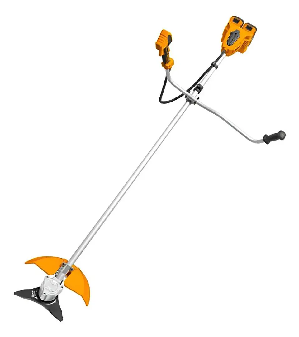 Desbrozadora Desmalezad 40v Industria Ingco +acc Cstli202522 Naranjo/gris 2