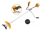Desbrozadora Desmalezad 40v Industria Ingco +acc Cstli202522 Naranjo/gris - Miniatura 4