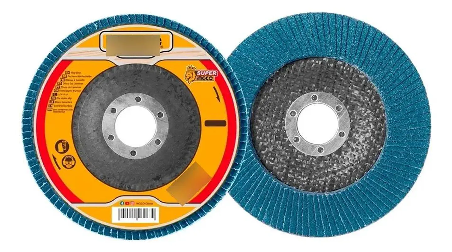 Disco Traslapado Zirconio Esmeril 4.1/2 115x22 Mm P40 Ingco 5
