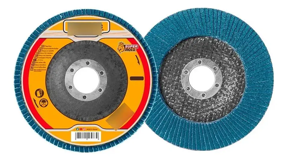 Disco Traslapado Zirconio Esmeril 4.1/2 115x22 Mm P40 Ingco 5