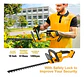 Cortacerco Inalámbrico 2800rpm Ingco Naranja - Miniatura 3