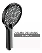 Columna Ducha Negra Con Plato Mango Monomando Notte Taumm - Miniatura 5
