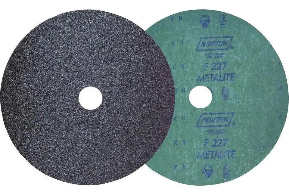 Disco Fibra Desbaste Abrasivo Norton F224 G36 115x22mm 4 1/2 Marrón Oscuro 1