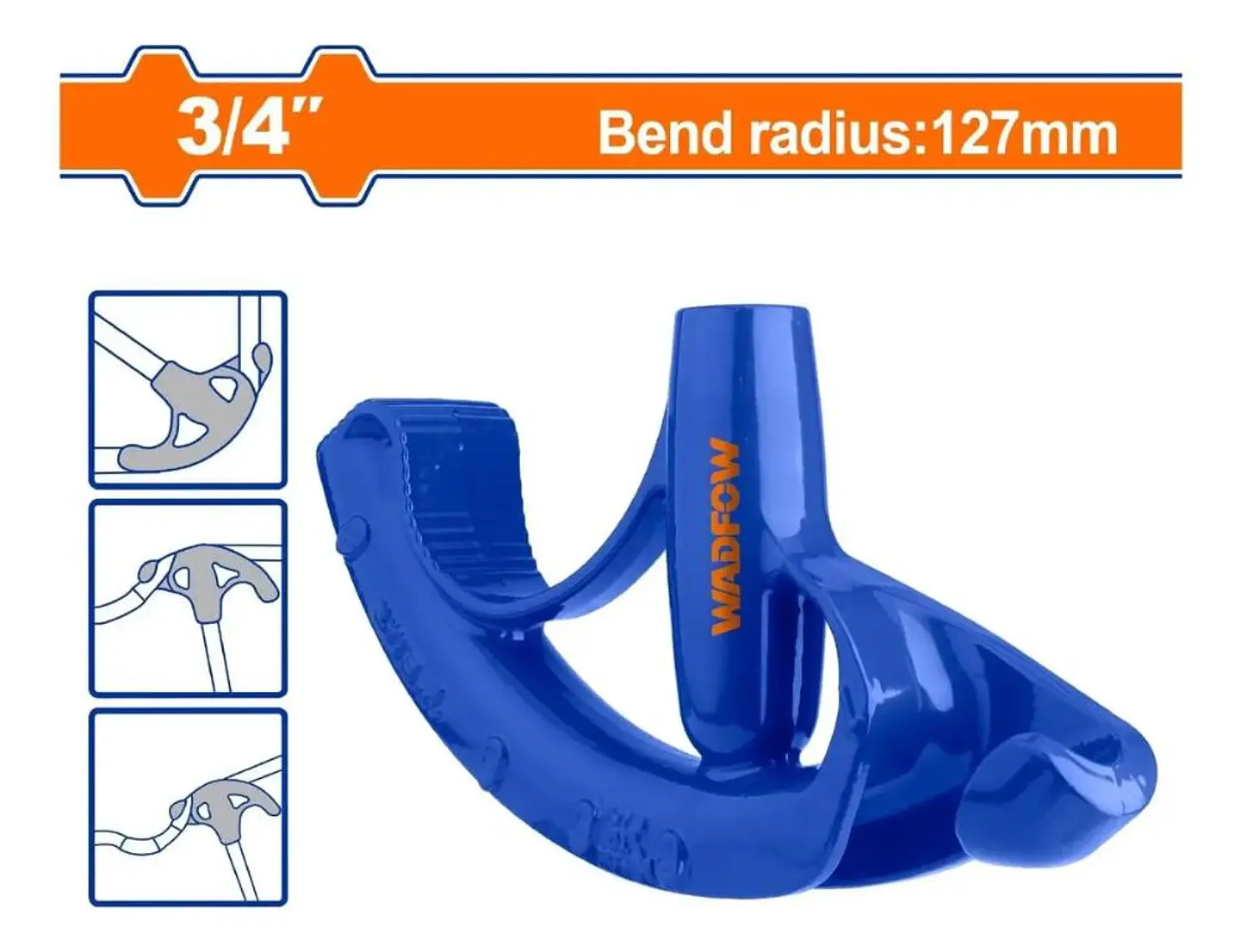 Dobladora Curvadora Emt 20 Mm Sin Mango Acero // Color Azul Azul 2
