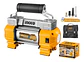 Compresor Auto 12 Volt 18amp Inflador Ingco Aac2508 120ps Gris/naranja - Miniatura 2