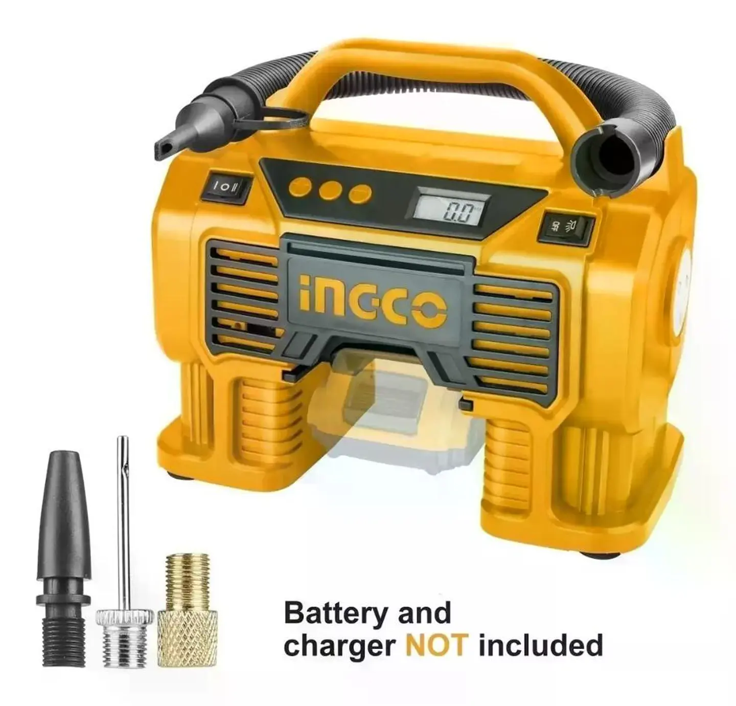 Compresor Para Auto Ingco Amarillo 50 Khz 1