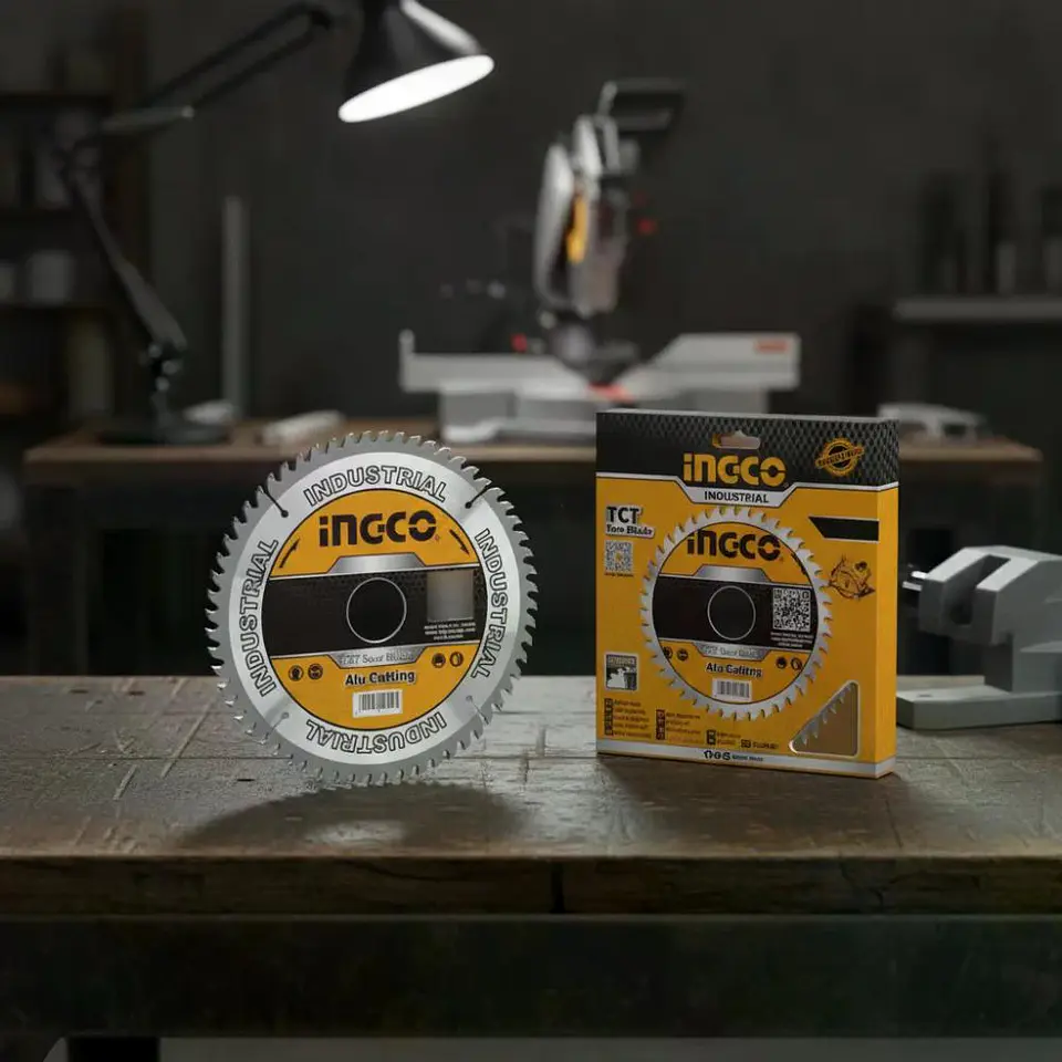 Disco De Sierra Ingleteadora Industrial Ingco 100t 10 Pulgad Plata 7