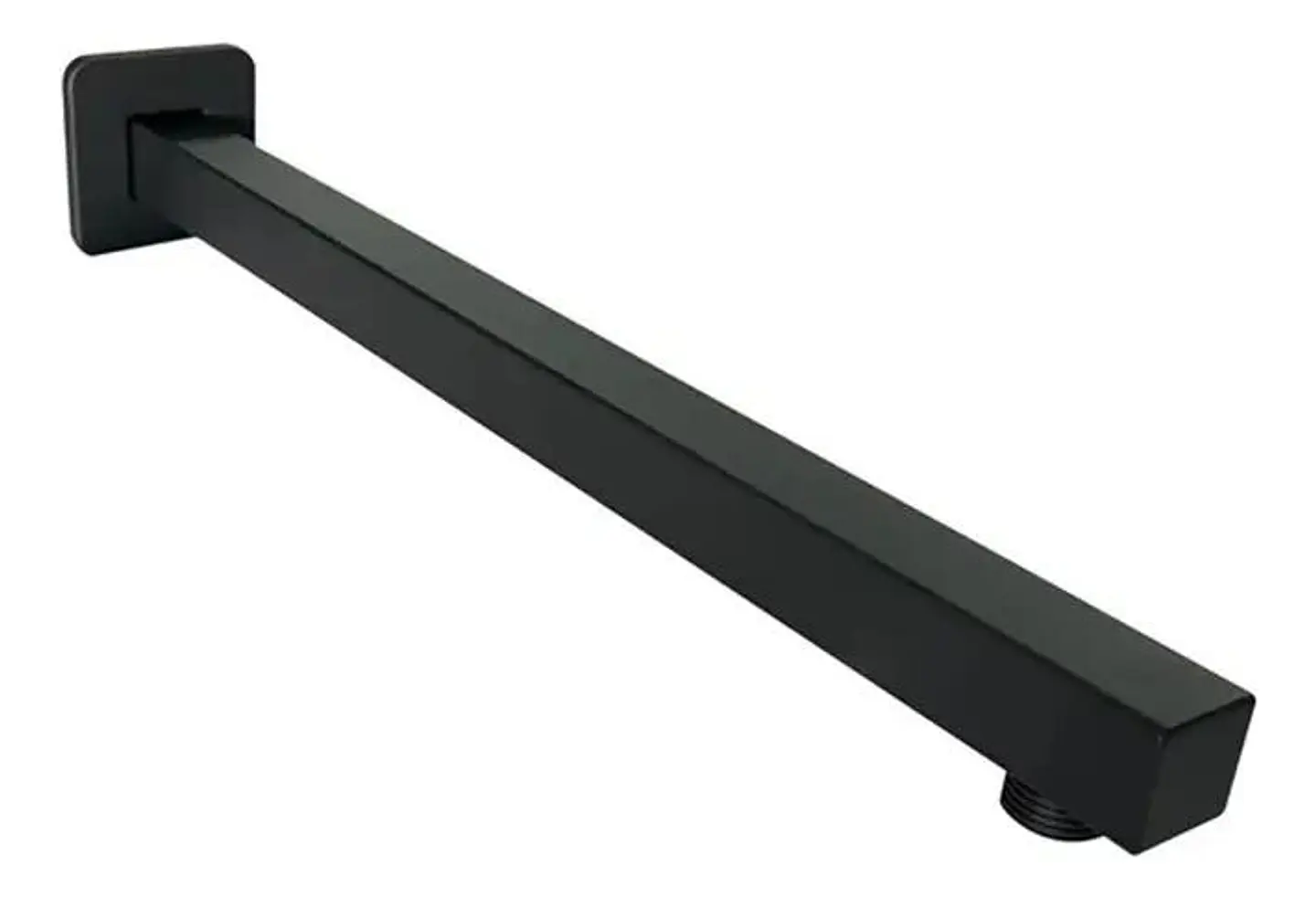 Brazo Para Plato Ducha 40 Cm Negro Schwarz Taumm Acero Inox 2