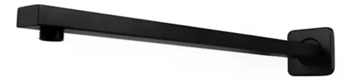 Brazo Para Plato Ducha 40 Cm Negro Schwarz Taumm Acero Inox 3