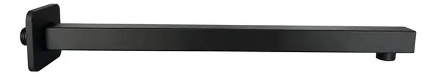 Brazo Para Plato Ducha 40 Cm Negro Schwarz Taumm Acero Inox 4