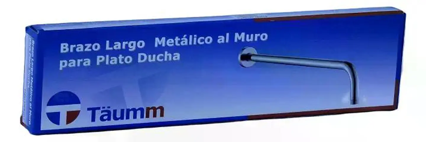Brazo Largo Metalico Al Muro Para Plato Ducha 40 Cm Taumm 8