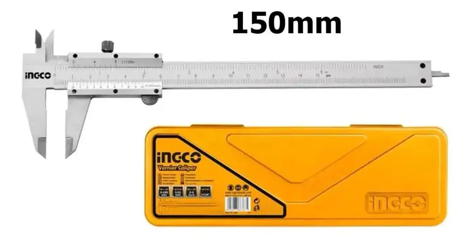 Calibre De Acero Con Estuche De Plástico Ingco Hvc01150 2