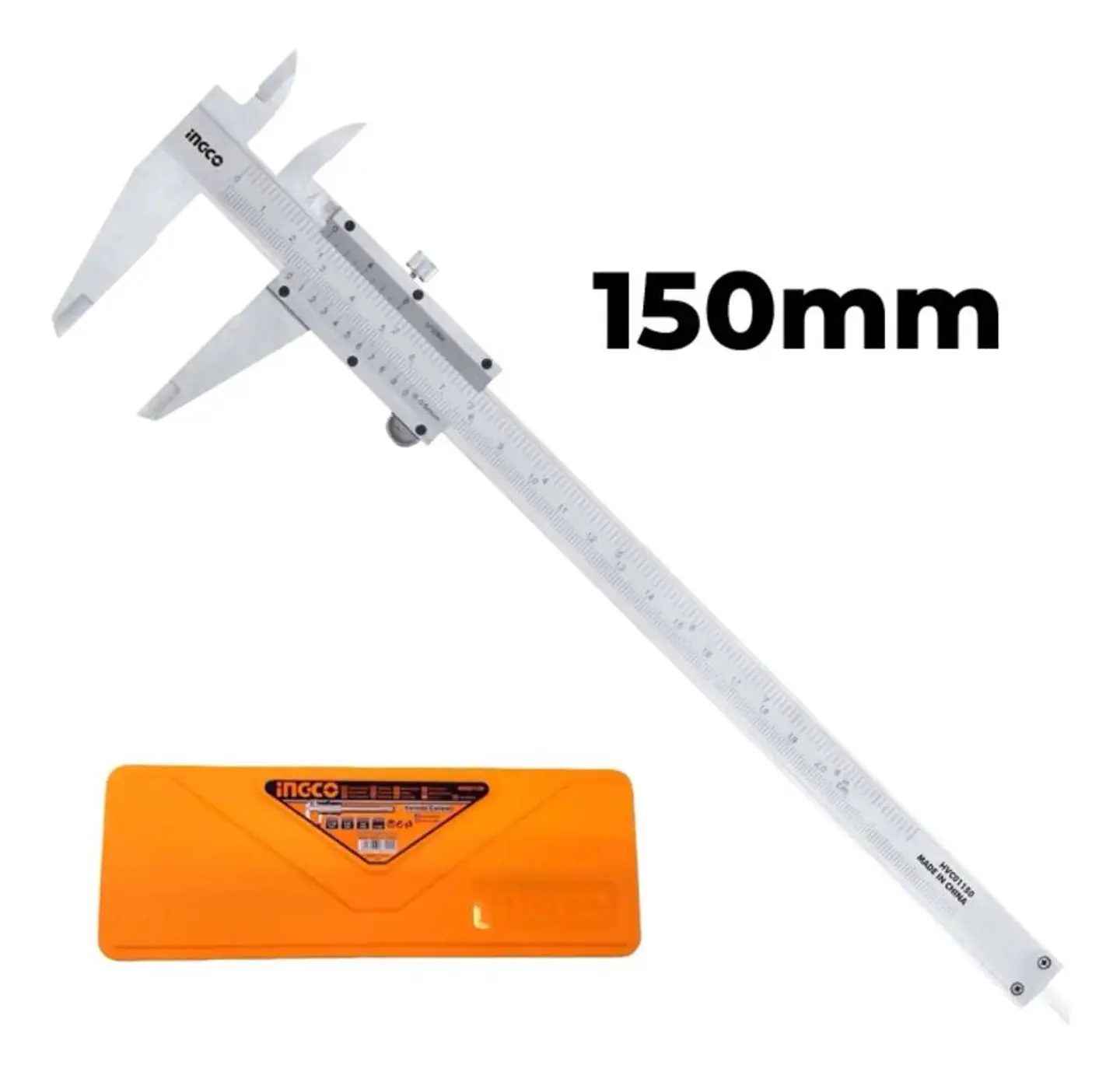 Calibre De Acero Con Estuche De Plástico Ingco Hvc01150 4
