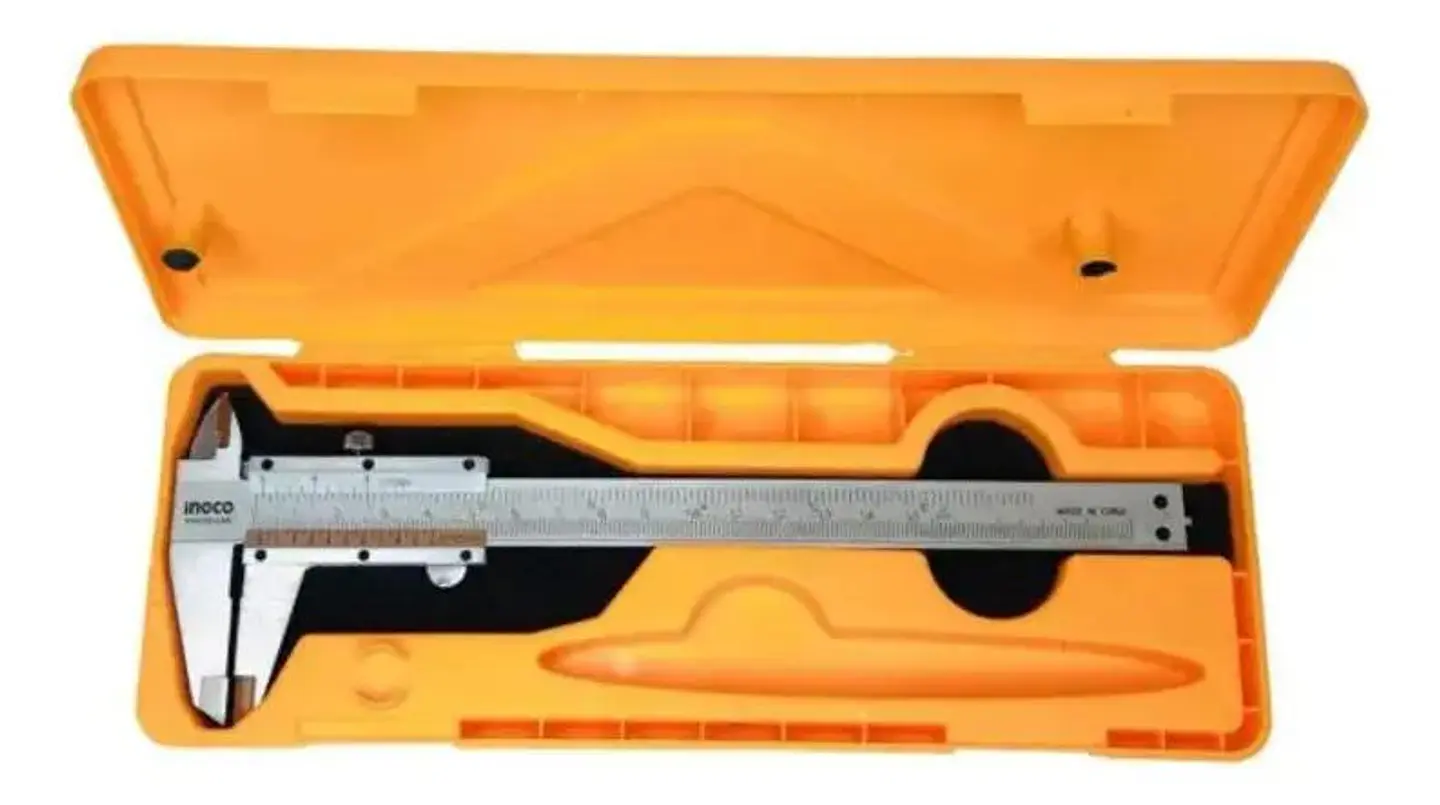 Calibre De Acero Con Estuche De Plástico Ingco Hvc01150 5