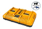 Cargador Rápido Doble Baterías 20v Ingco 2/4/5 Ah Industrial - Miniatura 2