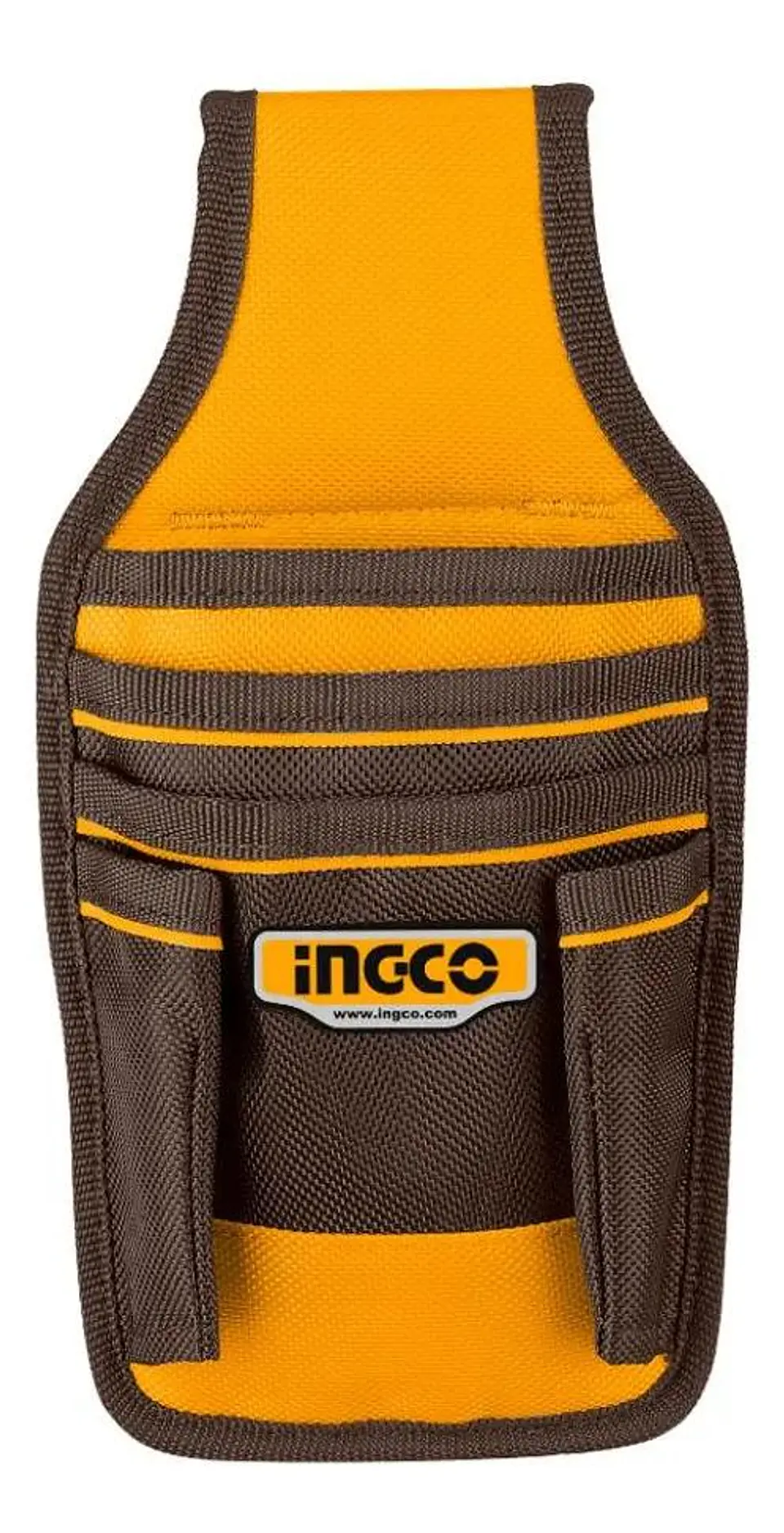 Cinturon Coleto Porta Herramientas Ingco 5 Bolsil Htbp040128 Amarillo 2