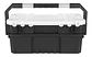 Caja Herramientas Plástica Ubermann 43x33x12 Cm Negro Negro/blanco/rojo - Miniatura 4