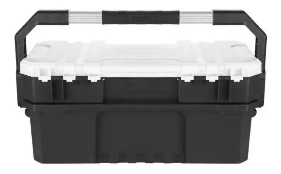 Caja Herramientas Plástica Ubermann 43x33x12 Cm Negro Negro/blanco/rojo 4