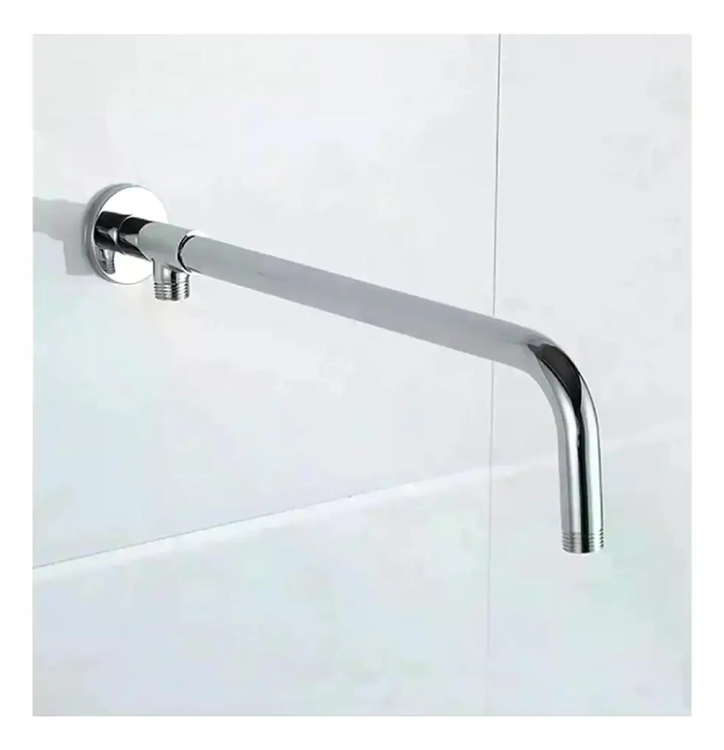 Brazo Metalico Para Plato Ducha Conectado A Flexible Taumm 2