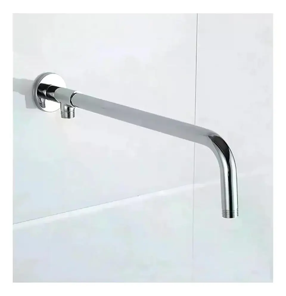 Brazo Metalico Para Plato Ducha Conectado A Flexible Taumm 2