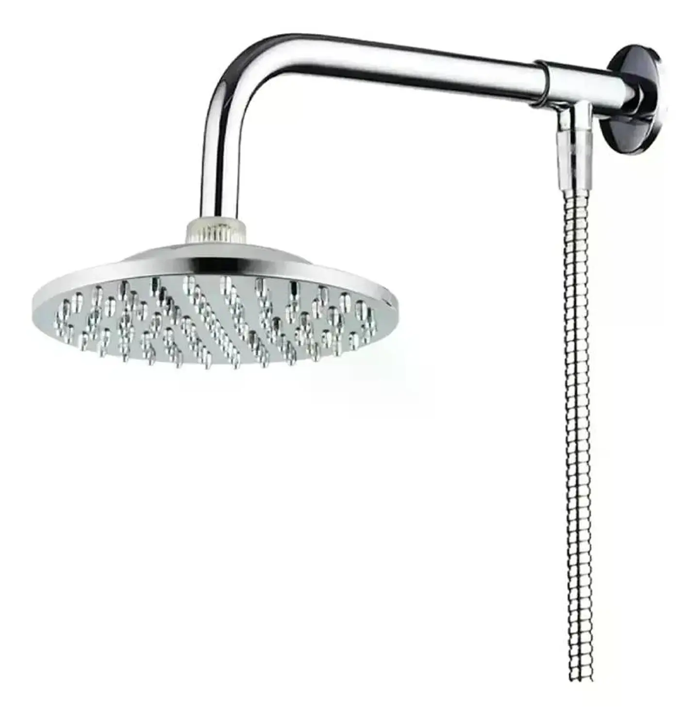 Brazo Metalico Para Plato Ducha Conectado A Flexible Taumm 3