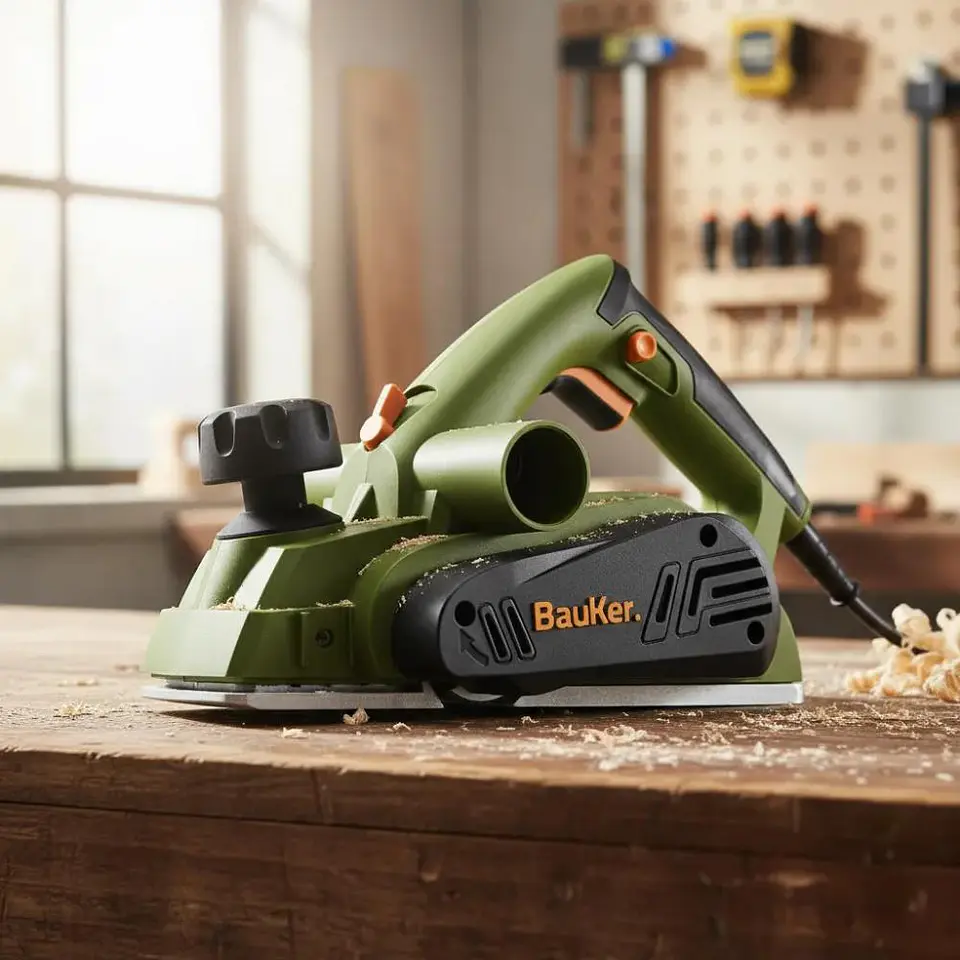 Cepillo Eléctrico Bauker 900w Color Verde/negro/naranjo Verde/negro/naranjo 2