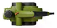 Cepillo Eléctrico Bauker 900w Color Verde/negro/naranjo Verde/negro/naranjo - Miniatura 5