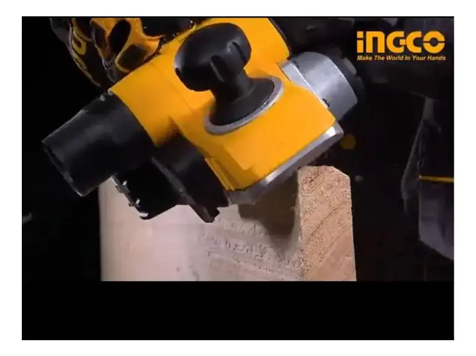 Cepillo Eléctrico Industrial Ingco 1050w + Acces Pl10508-7 Amarillo 7