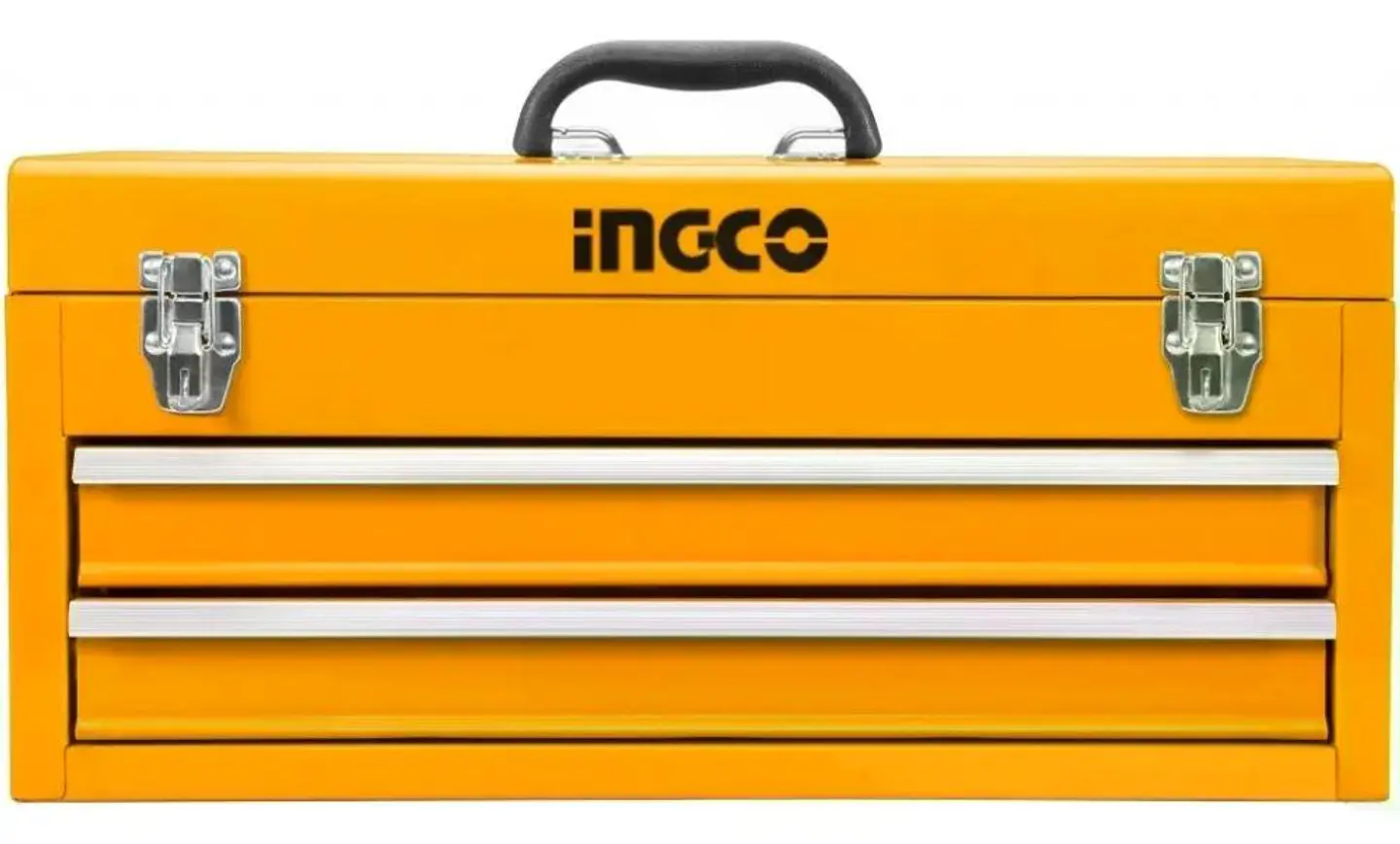 Caja De Herramientas Ingco Ica Industrial 28lt 520x218x243mm Amarillo 1