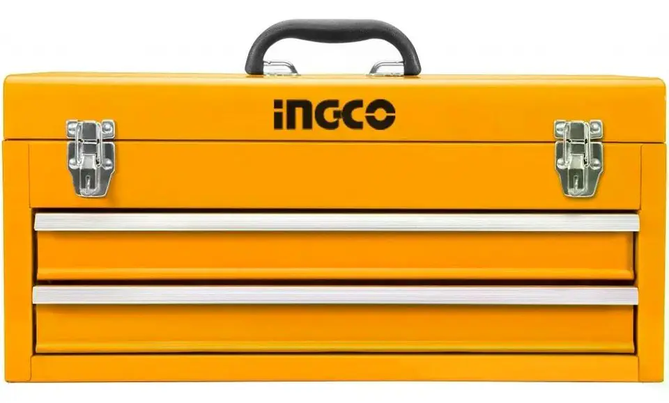 Caja De Herramientas Ingco Ica Industrial 28lt 520x218x243mm Amarillo 1