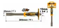 Cincel Plano Hormigon Cemento Concreto 25x19x305 Mm Ingco - Miniatura 4