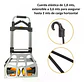 Carro Plegable Tipo Yegua Con Asa Acero 150 Kg 52x50x115 Cm - Miniatura 8