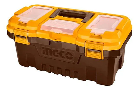 Caja De Herramientas Plastica 20pul Ingco 39lt 508x296x261mm Negro