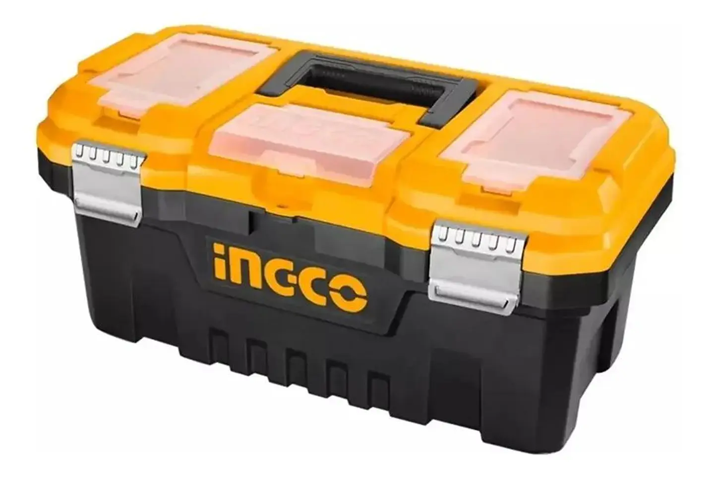 Caja De Herramientas Plastica 20pul Ingco 39lt 508x296x261mm Negro 4