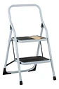 Escalera De Tijera Metalica 2 Peldaños Mirlo 902 Plegable Blanco - Miniatura 2