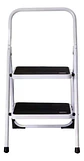 Escalera De Tijera Metalica 2 Peldaños Mirlo 902 Plegable Blanco - Miniatura 5