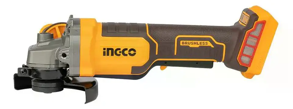 Esmeril Galletera Inalambrico 20v 115mm Ingco Cagli2111561 Naranja 5