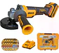 Esmeril Galletera Inalambrico 20v 115mm Ingco Cagli2111561 Naranja - Miniatura 8