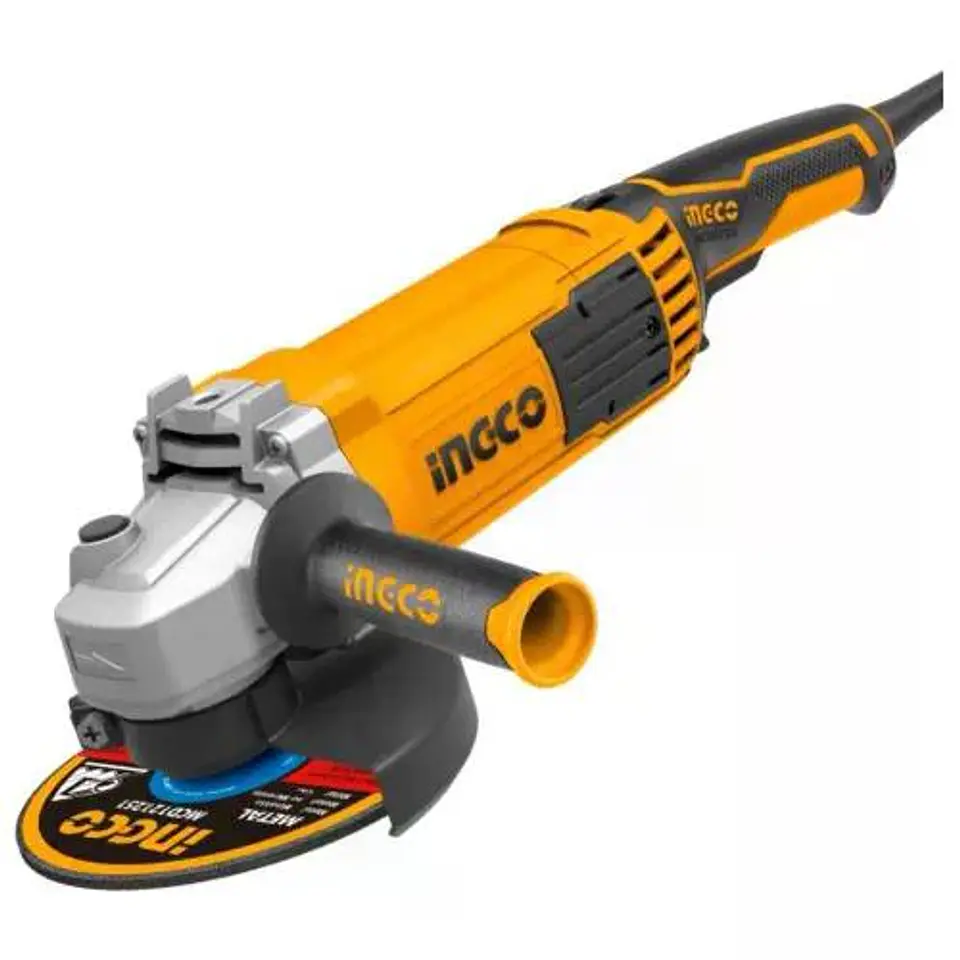 Esmeril Angular Eléctrico Ingco 1500 W 125 Mm Industrial  Naranja 50 Hz 60 Hz 2