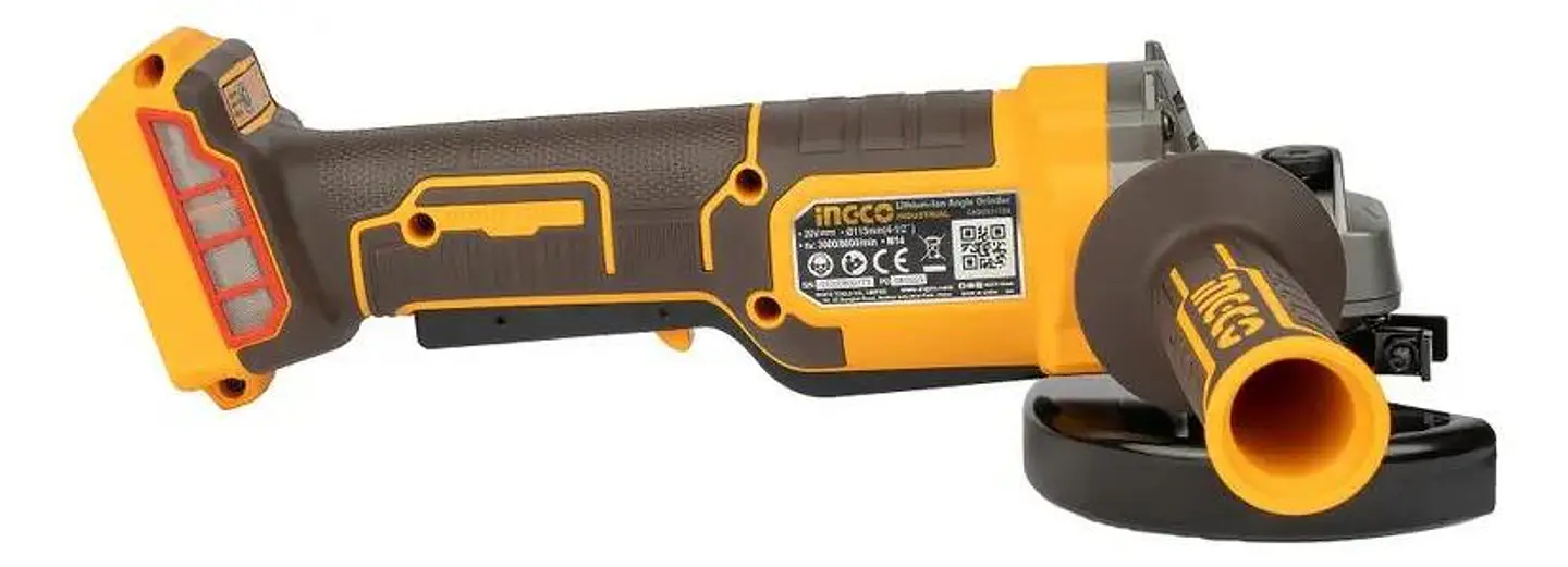 Esmeril Inalámbrico Ingco 4 1/2 20v Brushless Cagli211156 Marrón 5